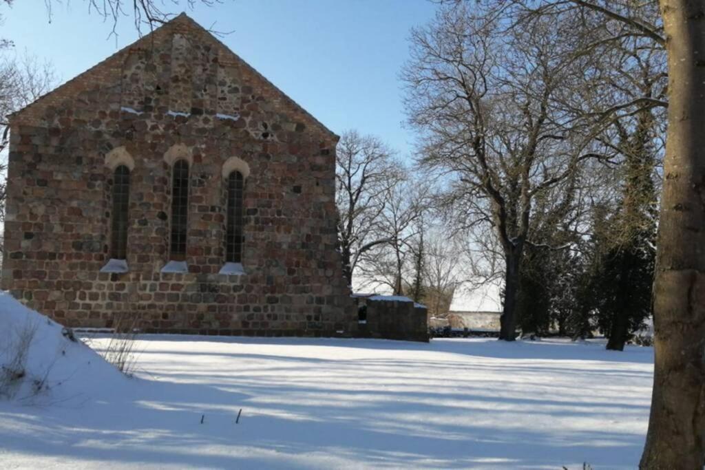 Ferienhaus Woddow Uckermark Buitenkant foto